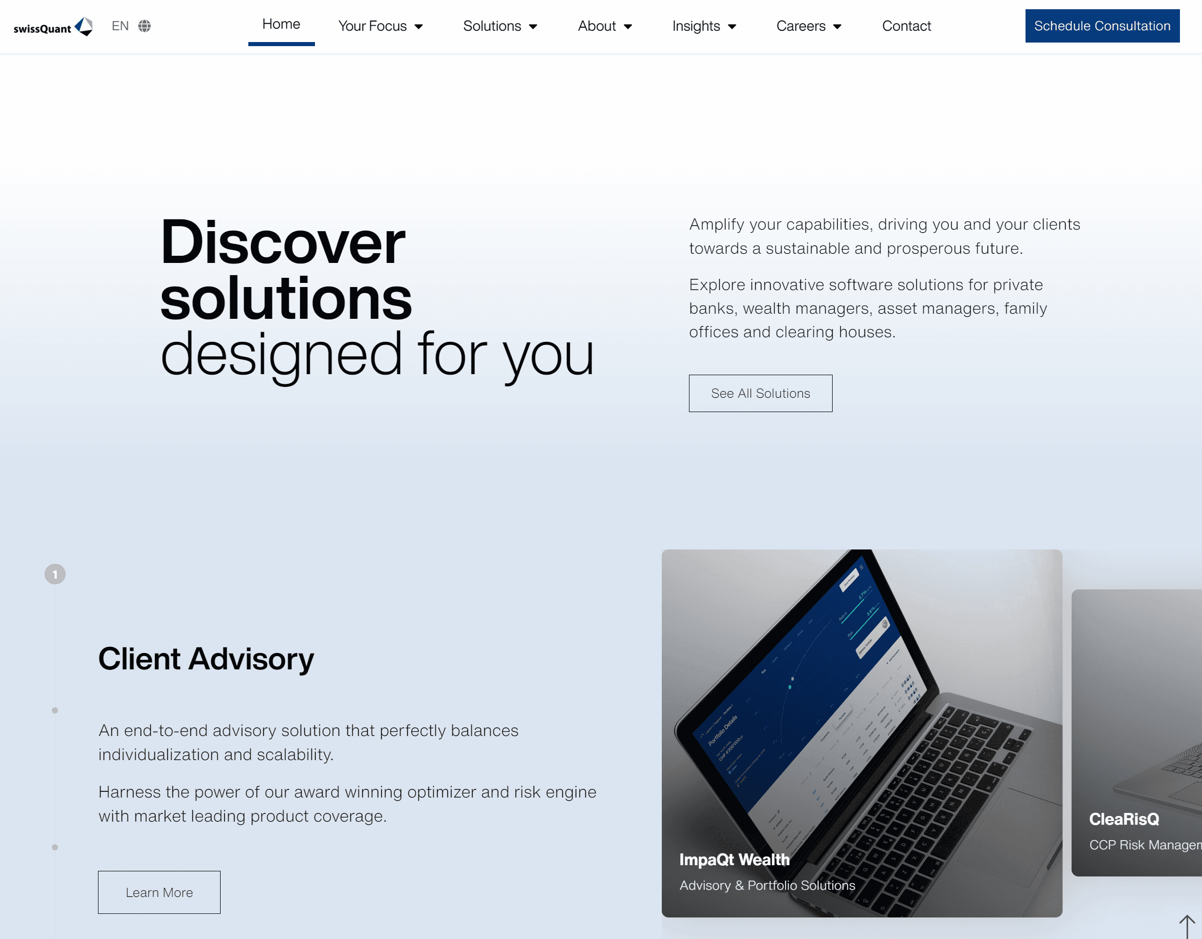 SwissQuant Impaqt Plus Wealth Management