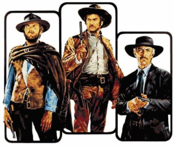 Clint Eastwood, Lee Van Cleef, Eli Wallach